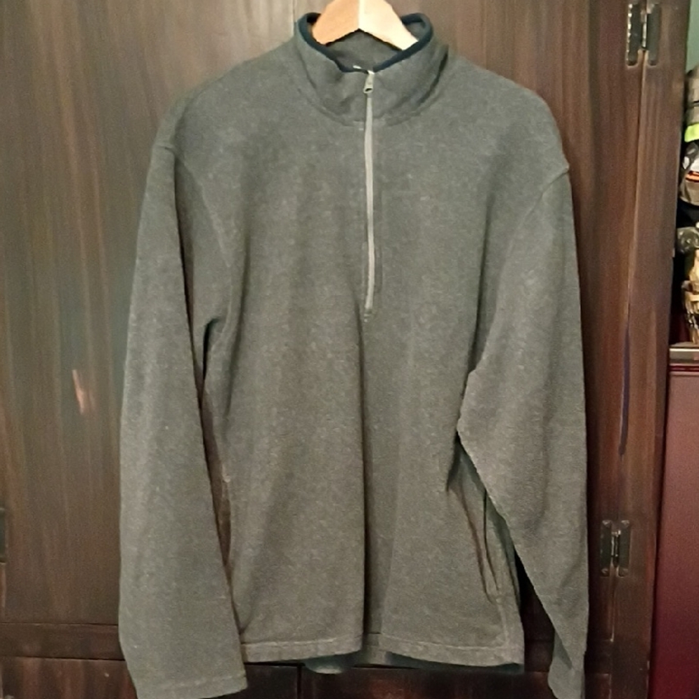 Old Navy Men's Charcoal Zip-Up Sweater
